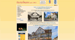 Desktop Screenshot of bartelmann.com